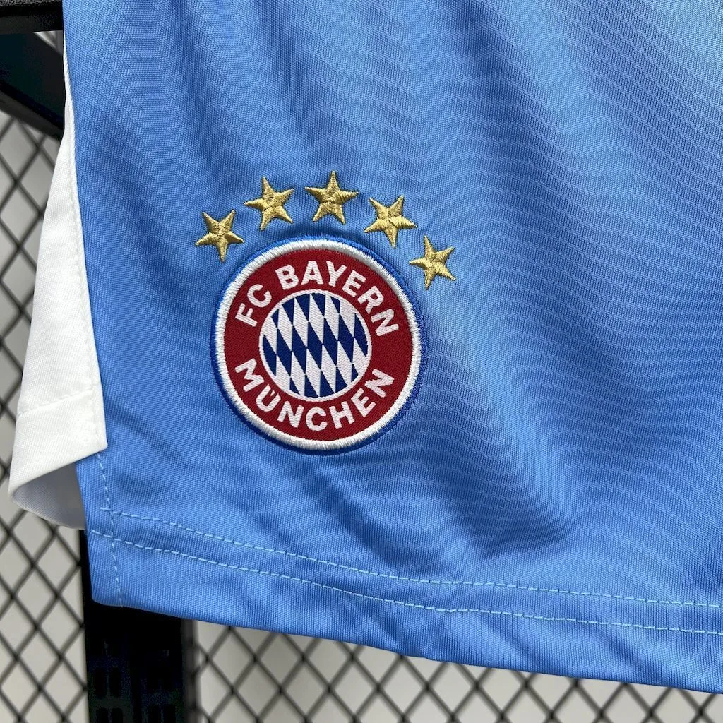 Bayern Munich 2025/26 Blue Goalkeeper Kids Kit, foto 6
