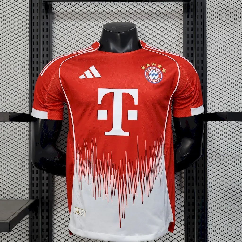 Bayern Munich 2025/26 Home Jersey Player Version, foto 1