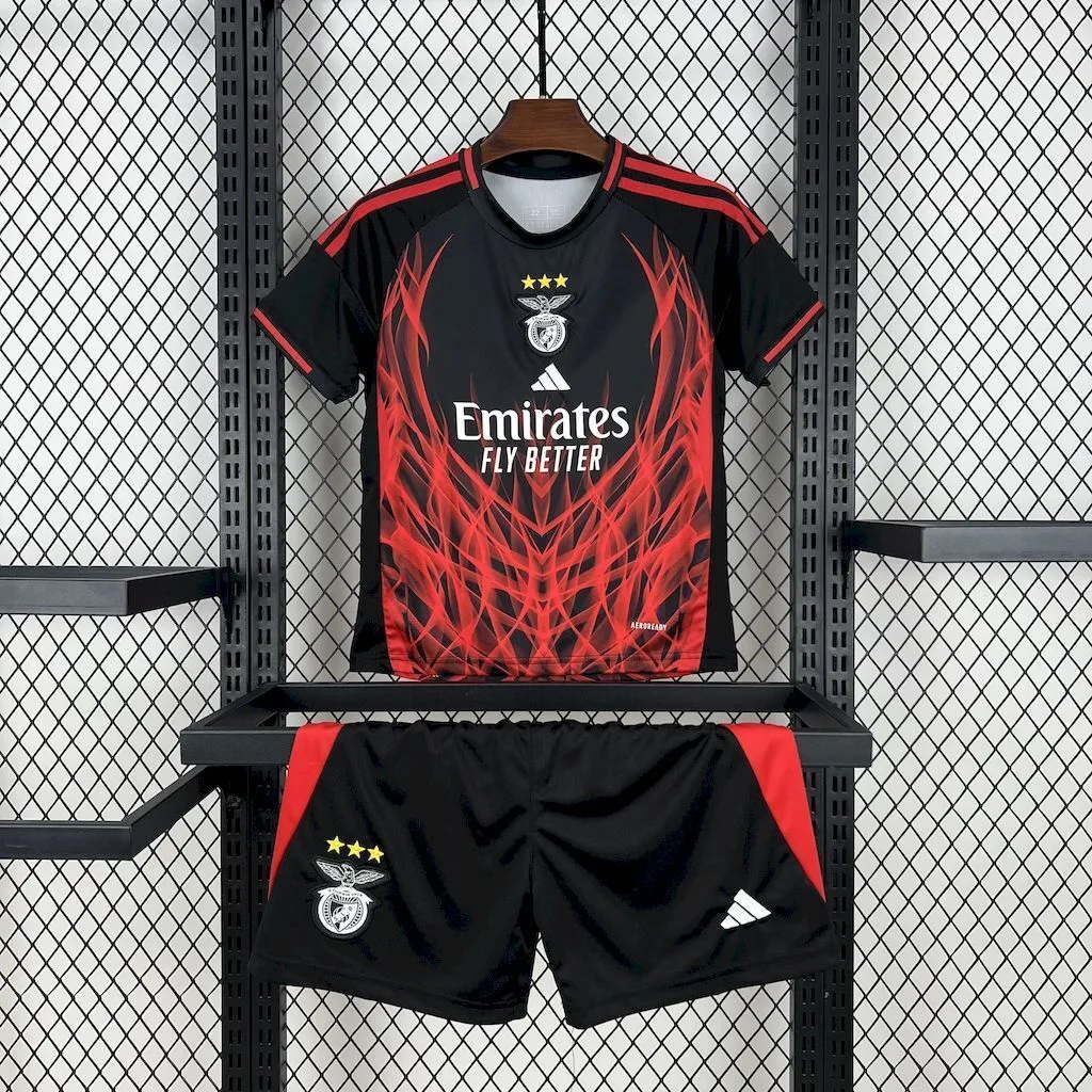 Benfica 2025/26 Away Concept version Kids Kit, foto 1