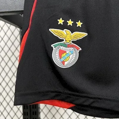Benfica 2025/26 Black pre-match training suit Kids Kit, foto 4