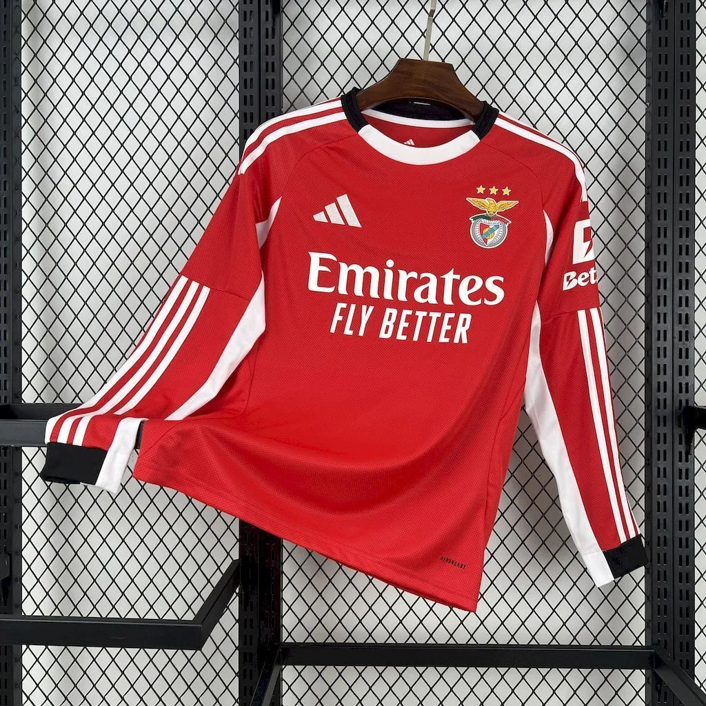 Benfica 2025/26 Home Long Sleeves Jersey, foto 1