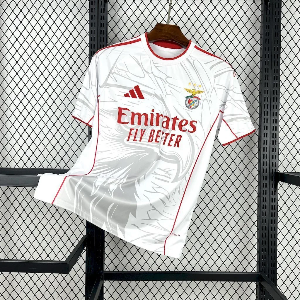 Benfica 2025/26 White concept version Jersey, foto 1