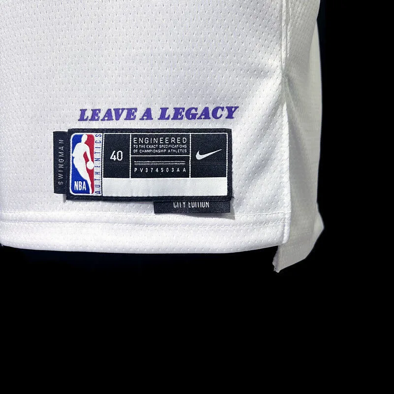 BJAMES#6 22/23 Los Angeles Lakers City Version, foto 3