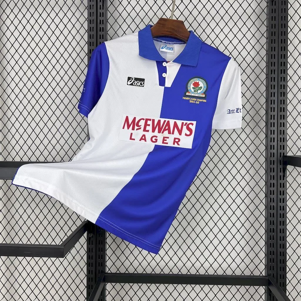 Blackburn Rovers 1994/95 Home Retro Jersey, foto 1