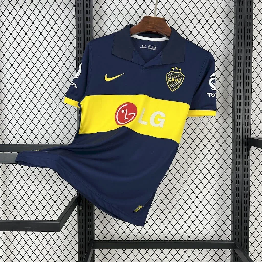 Boca Juniors 2009/10 Home Retro Jersey, foto 1