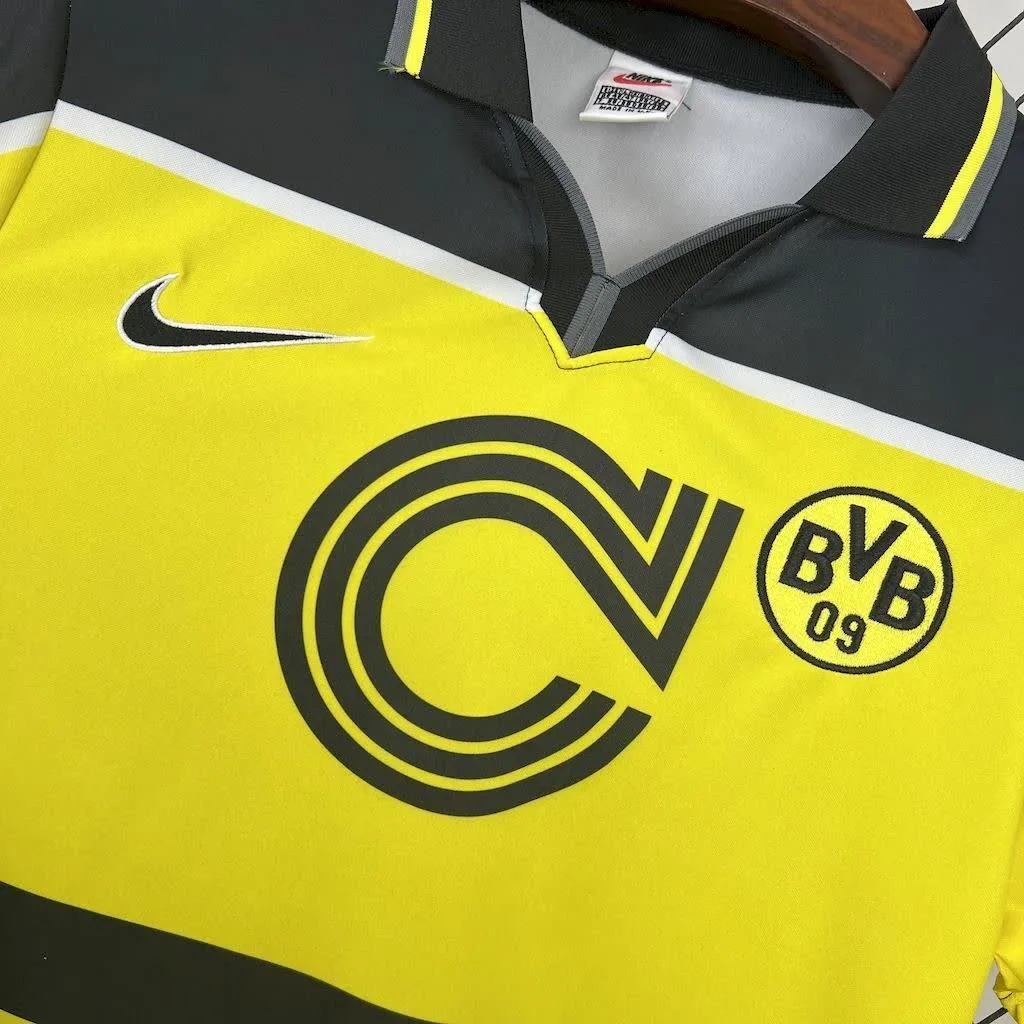 Borussia Dortmund 1996/97 Home Retro Jersey, foto 4