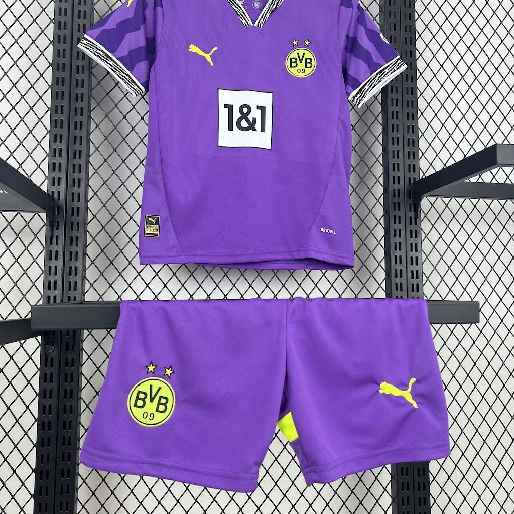 Borussia Dortmund 2024/25 Goalkeeper Special Kids Kit, foto 3