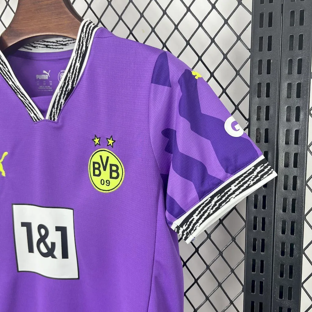 Borussia Dortmund 2024/25 Goalkeeper Special Kids Kit, foto 4