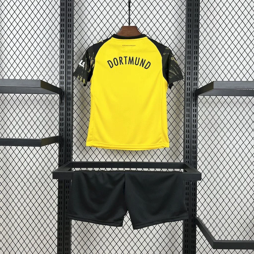 Borussia Dortmund 2025/26 Home Kids Kit, foto 3