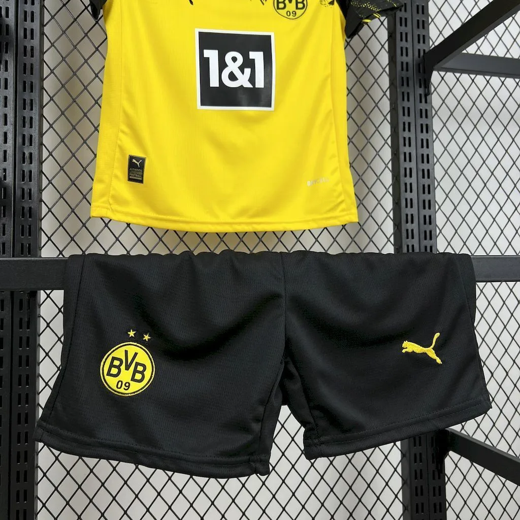 Borussia Dortmund 2025/26 Home Kids Kit, foto 4