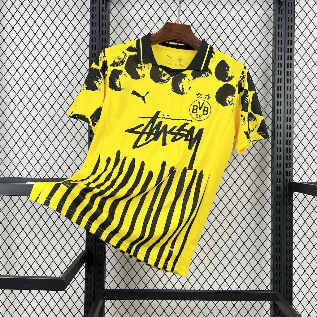 Borussia Dortmund 2025/26 Yellow Special Customized Jersey, foto 1