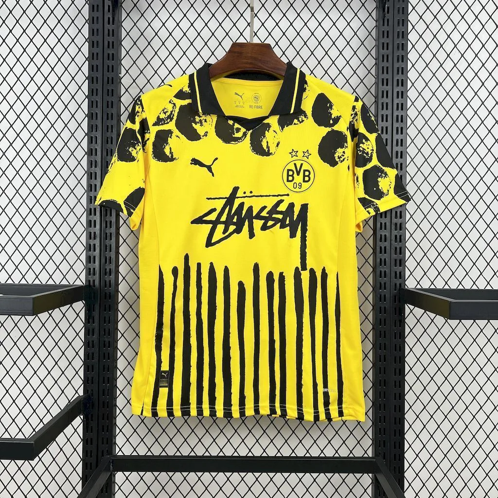 Borussia Dortmund 2025/26 Yellow Special Customized Jersey, foto 4
