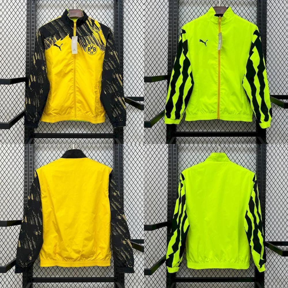 Borussia Dortmund 2025 Double-Sided Windbreaker, foto 1