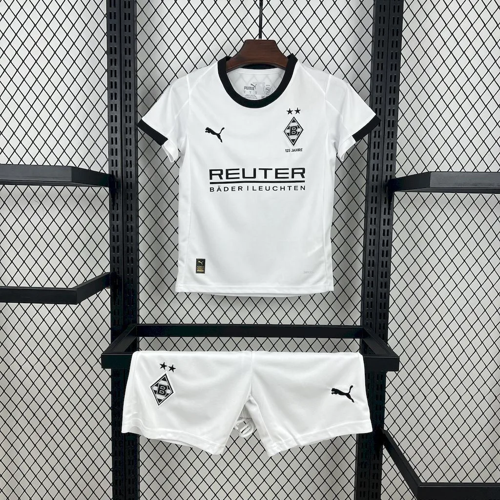 Borussia Mönchengladbach 2025/26 Home Kids Kit, foto 1