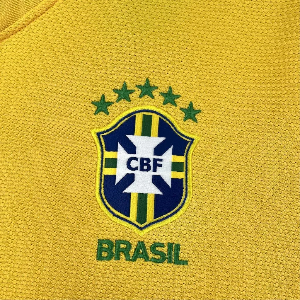 Brazil 2012/13 Home Retro Jersey, foto 6