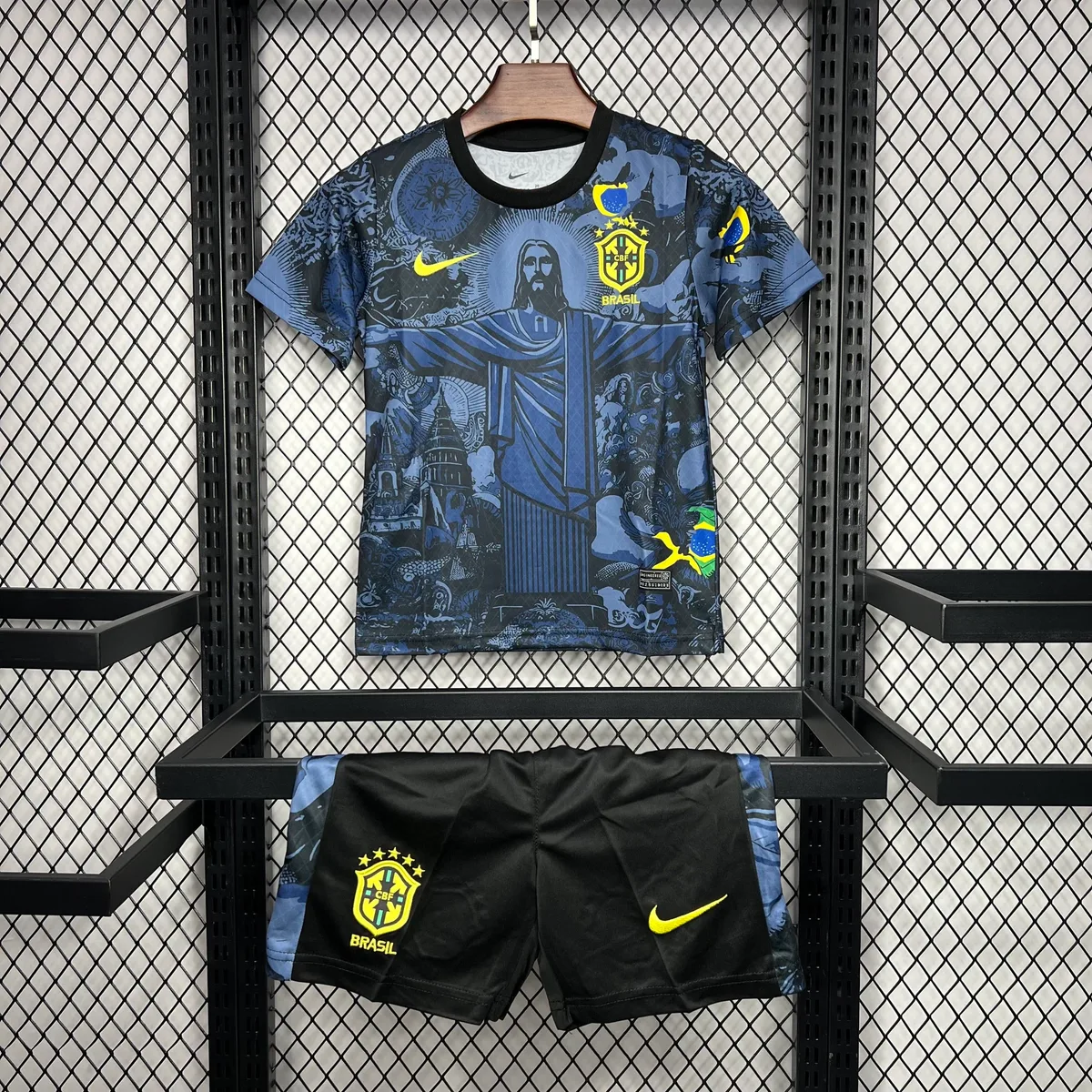 Brazil 2024/25 Special Edition Dark Blue Kids Kit, foto 1