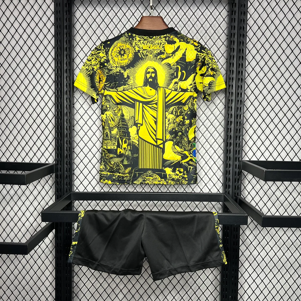 Brazil 2024/25 Special Edition Yellow Kids Kit, foto 4