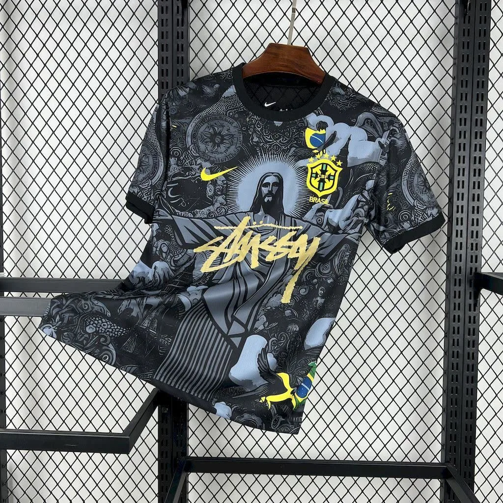 Brazil 2024/25 X STUSSY Jersey, foto 1