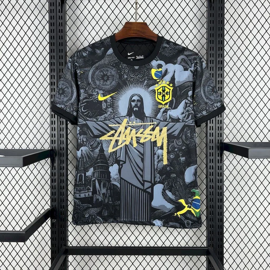 Brazil 2024/25 X STUSSY Jersey, foto 3
