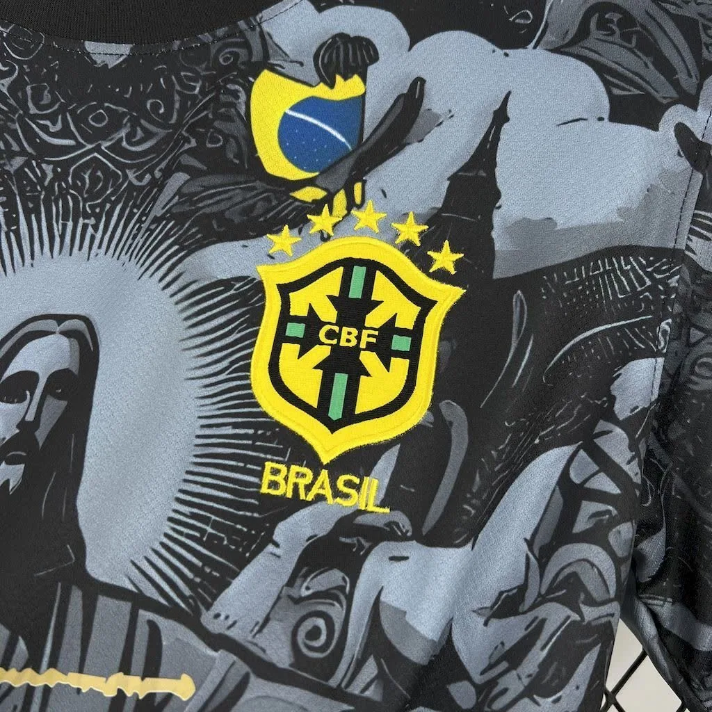 Brazil 2024/25 X STUSSY Jersey, foto 4