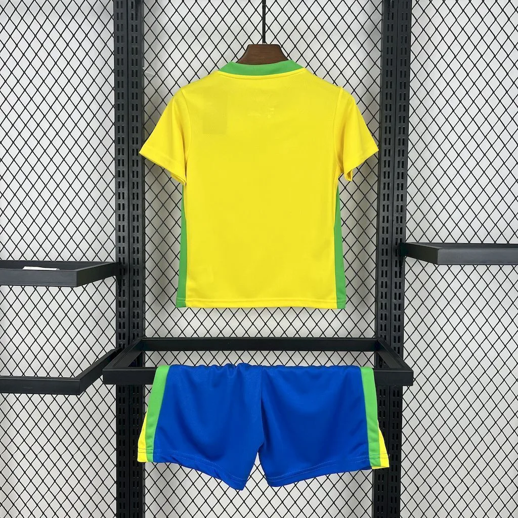 Brazil 2025/26 Home Kids Kit, foto 2