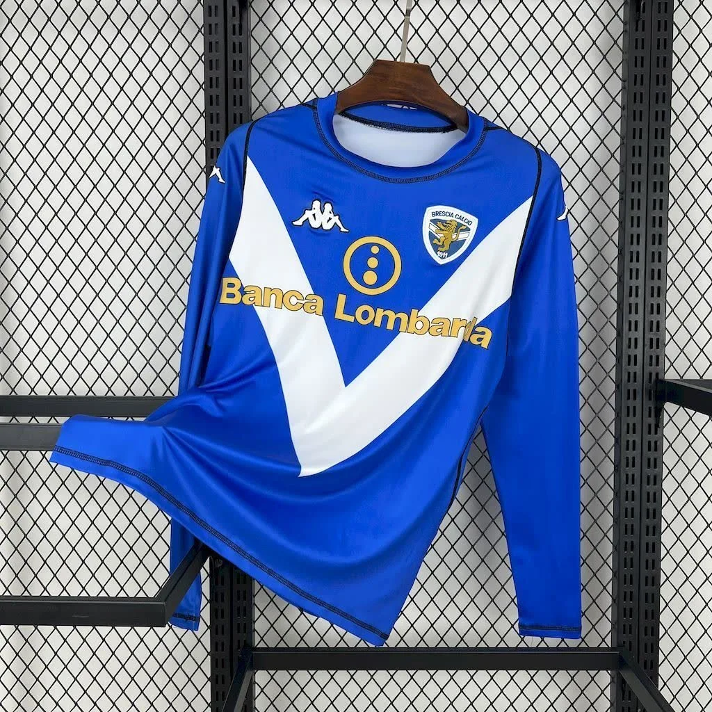 Brescia 2003/04 Home Long Sleeves Retro Jersey, foto 1