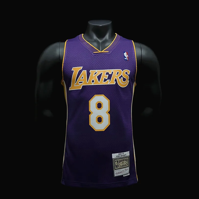 BRYANT#8 Los Angeles Lakers Purple retro, foto 1