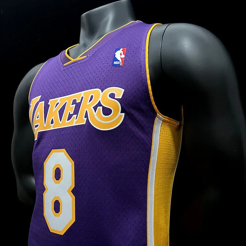 BRYANT#8 Los Angeles Lakers Purple retro, foto 2