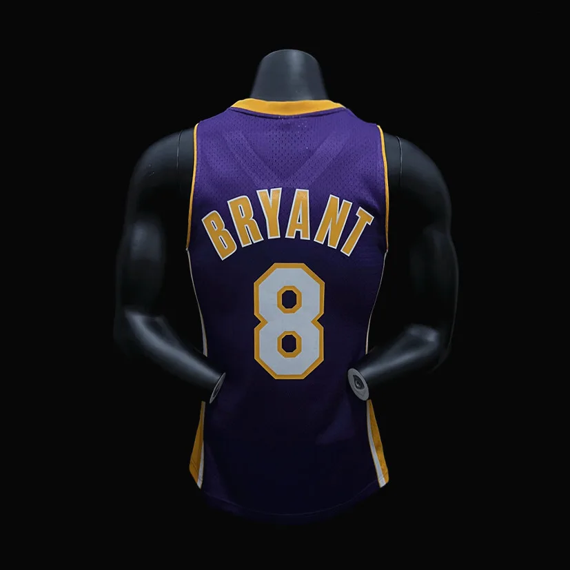BRYANT#8 Los Angeles Lakers Purple retro, foto 3