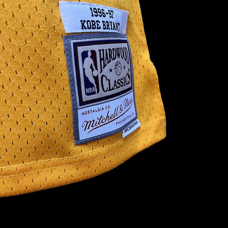 BRYANT#8 Los Angeles Lakers yellow retro, foto 5
