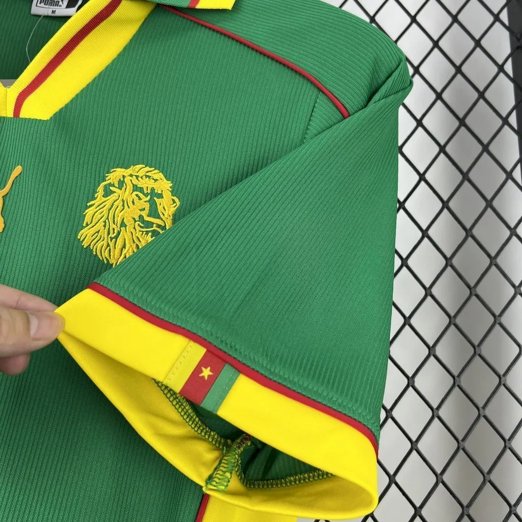 Cameroon 1998 Home Retro Jersey, foto 3