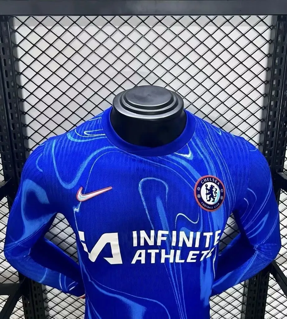 Chelsea 2024/25 Home Long Sleeves Jersey Player Version, foto 3