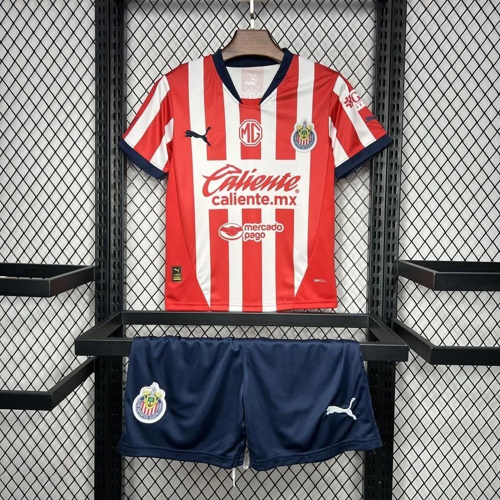 Chivas 2024/25 Home Kids Kit, foto 1