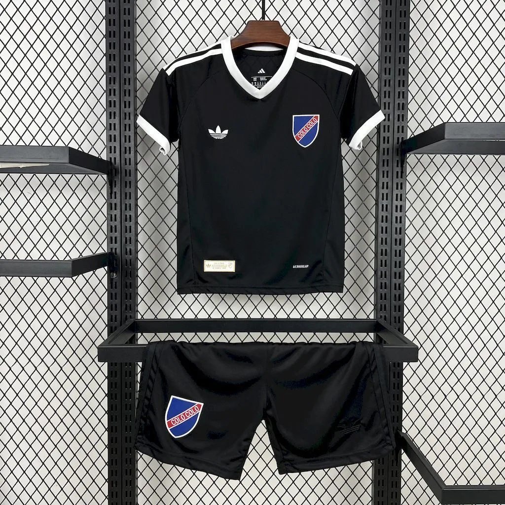 Colo Colo 2025/26 Anniversary Black Kids Kit, foto 1