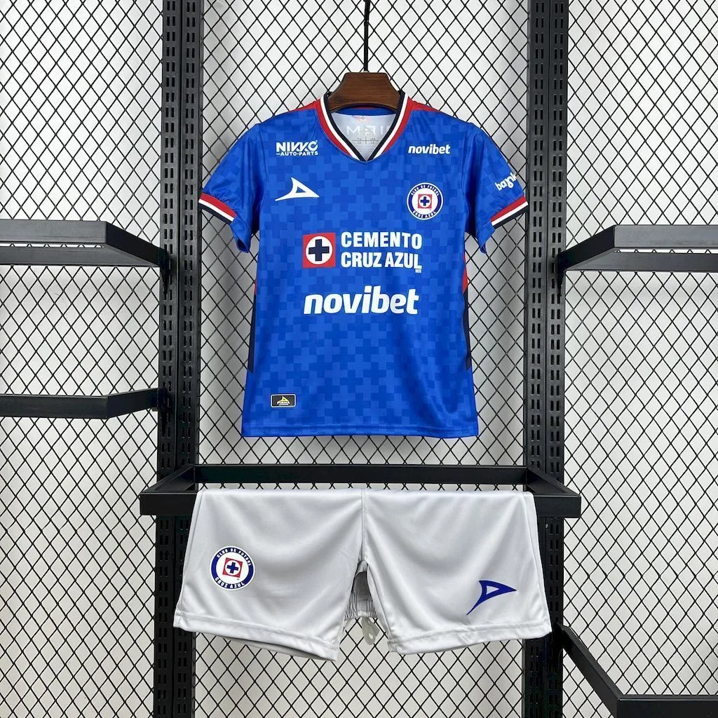 Cruz Azul 2025/26 Home Kids Kit, foto 1