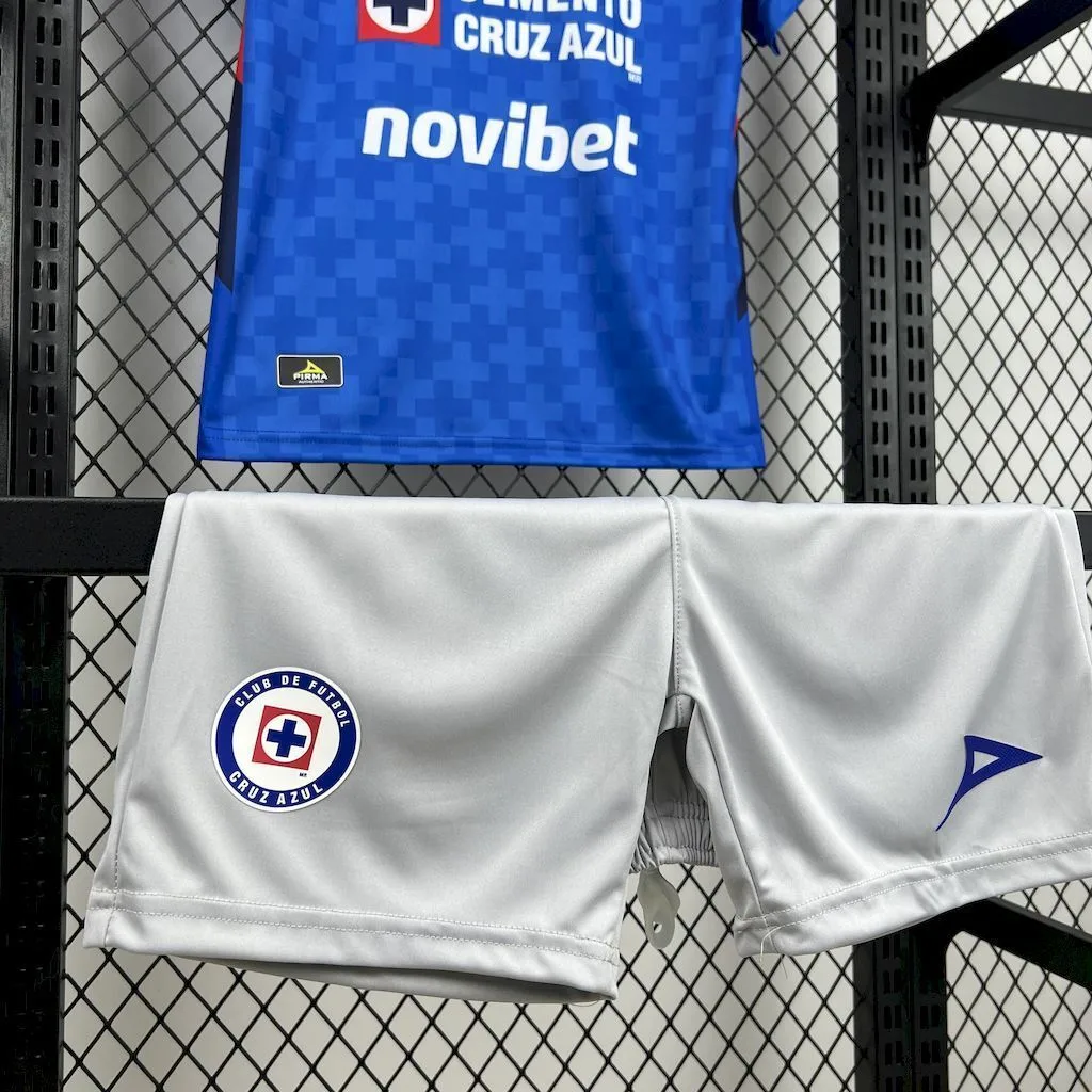 Cruz Azul 2025/26 Home Kids Kit, foto 3