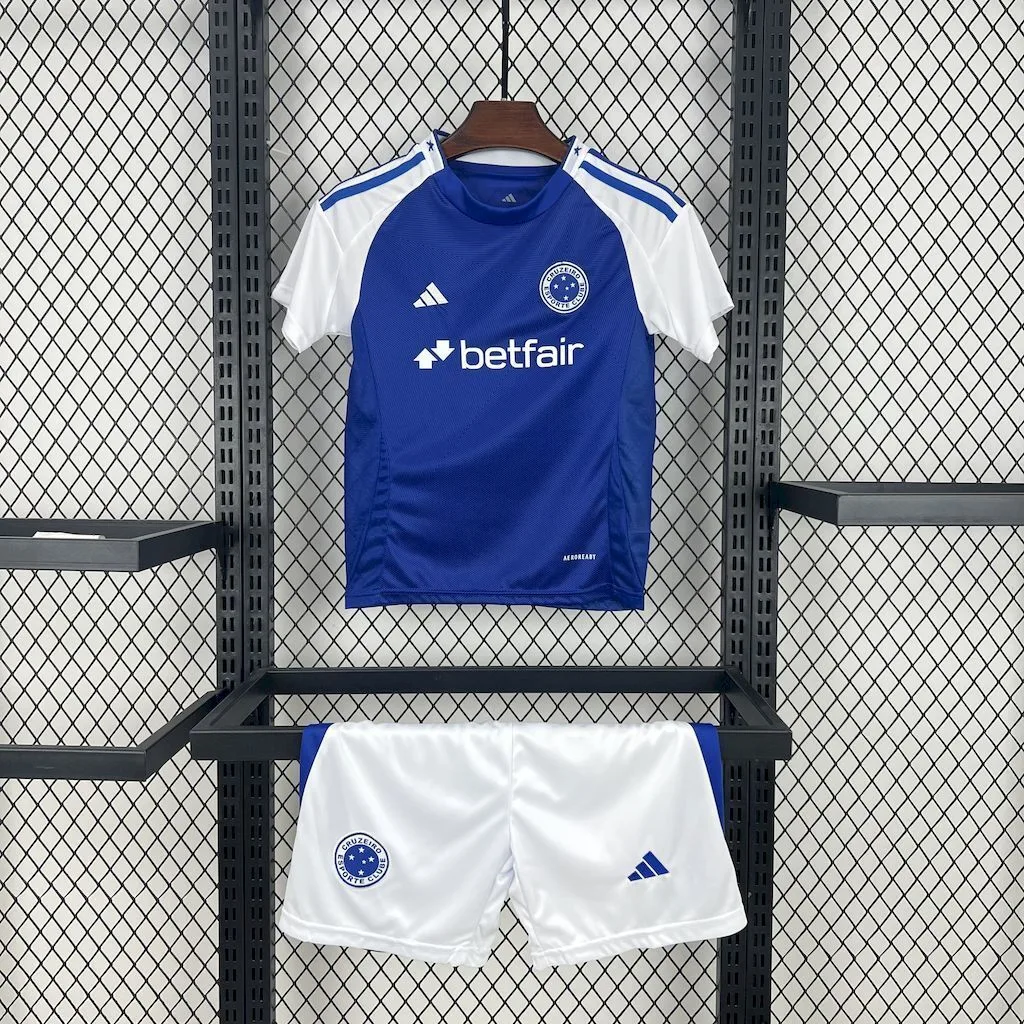 Cruzeiro 2025/26 Home Kids Kit, foto 1