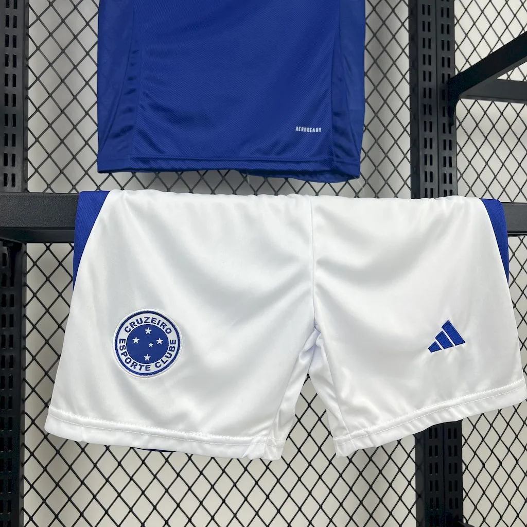 Cruzeiro 2025/26 Home Kids Kit, foto 4