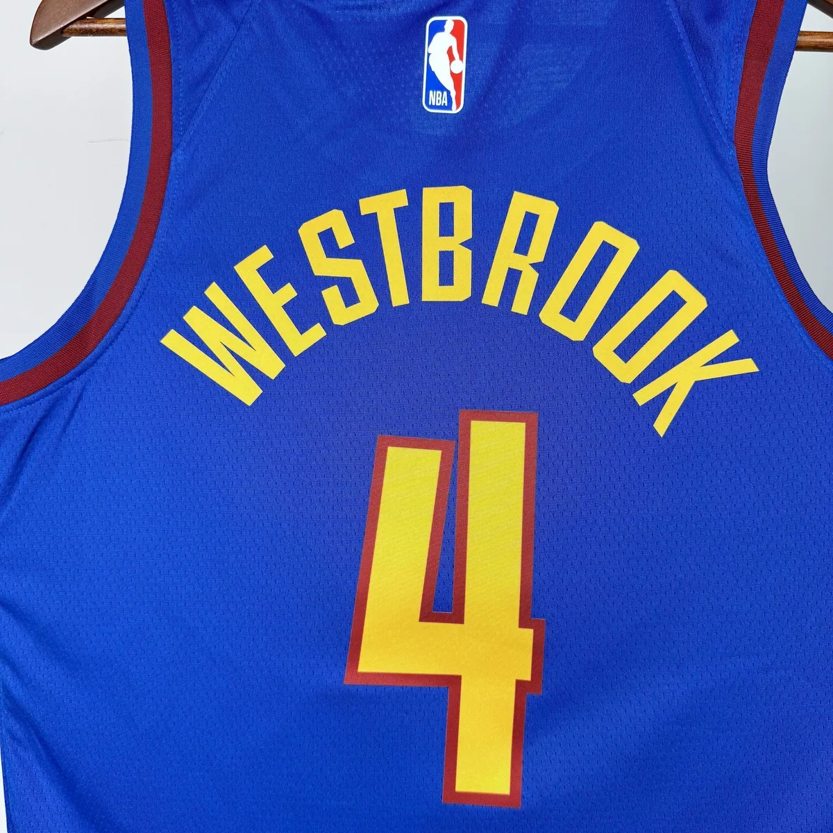 Denver Nuggets 23/24 Statement Edition blue WESTBROOK#4, foto 6