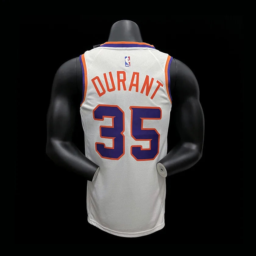 DURANT#35 Phoenix Suns White NBA Jersey, foto 2