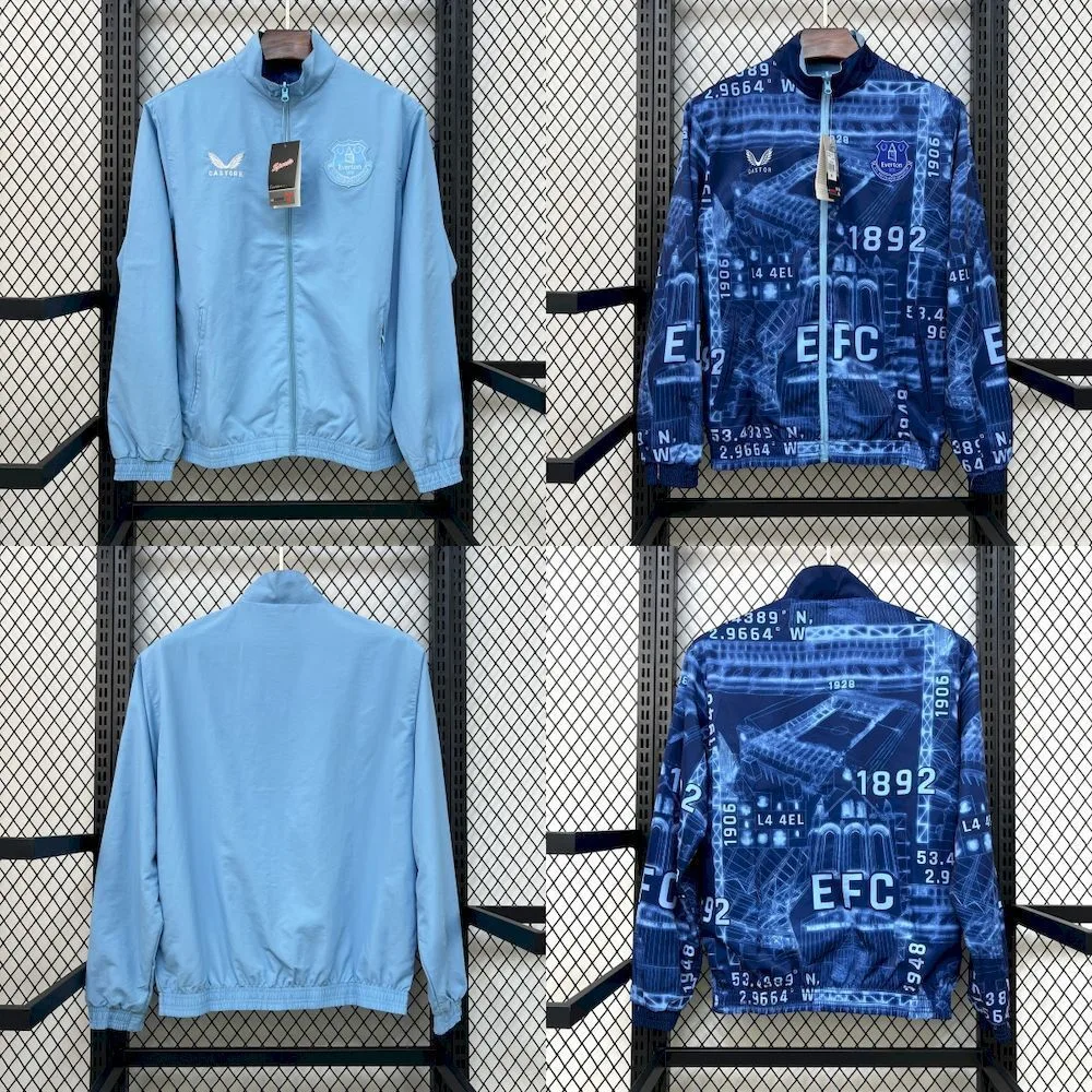 Everton 2025 Double-Sided Windbreaker, foto 1