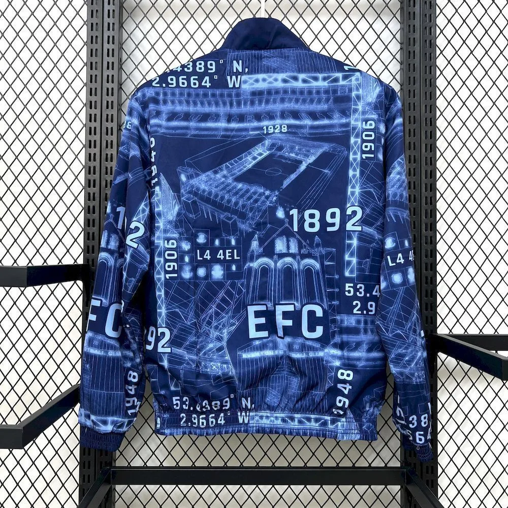 Everton 2025 Double-Sided Windbreaker, foto 2