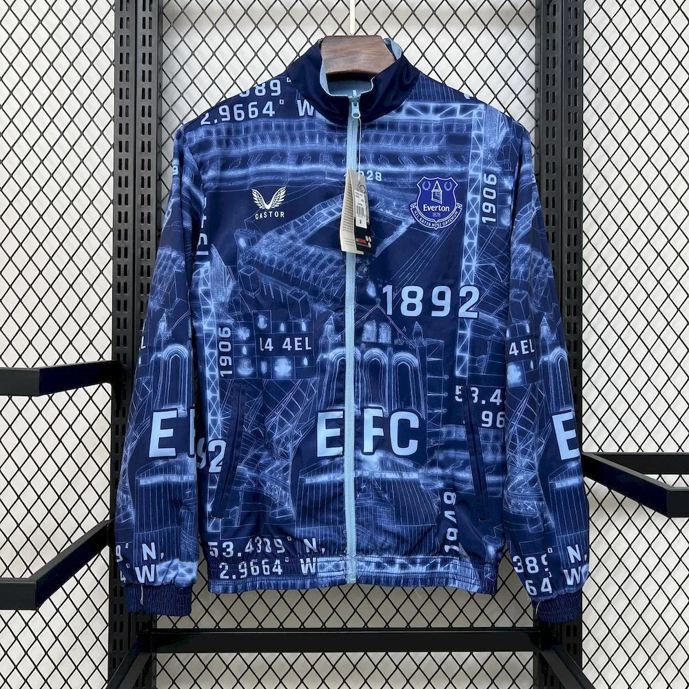Everton 2025 Double-Sided Windbreaker, foto 4