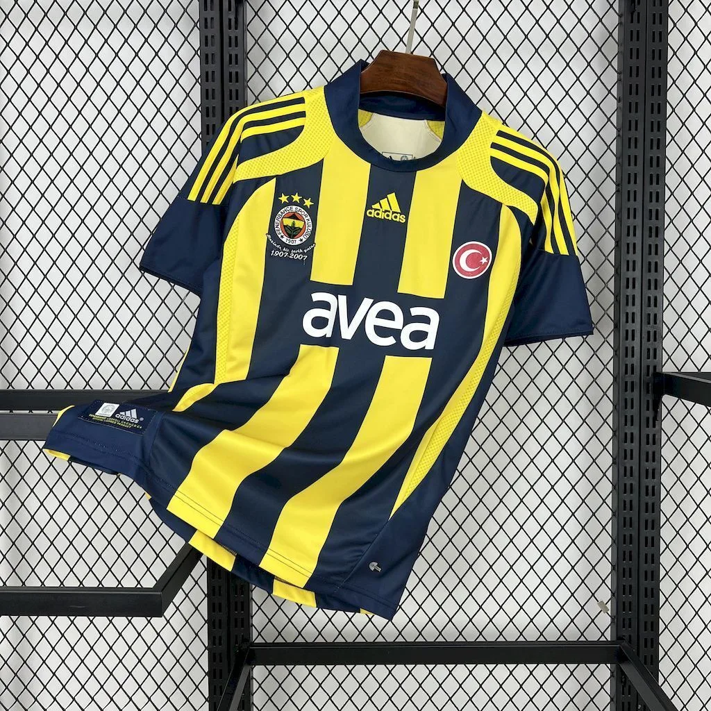 Fenerbahce 2007/08 Home Retro Jersey, foto 1
