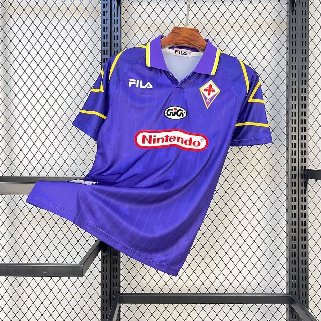 Fiorentina 1997/98 Home Retro Jersey, foto 1
