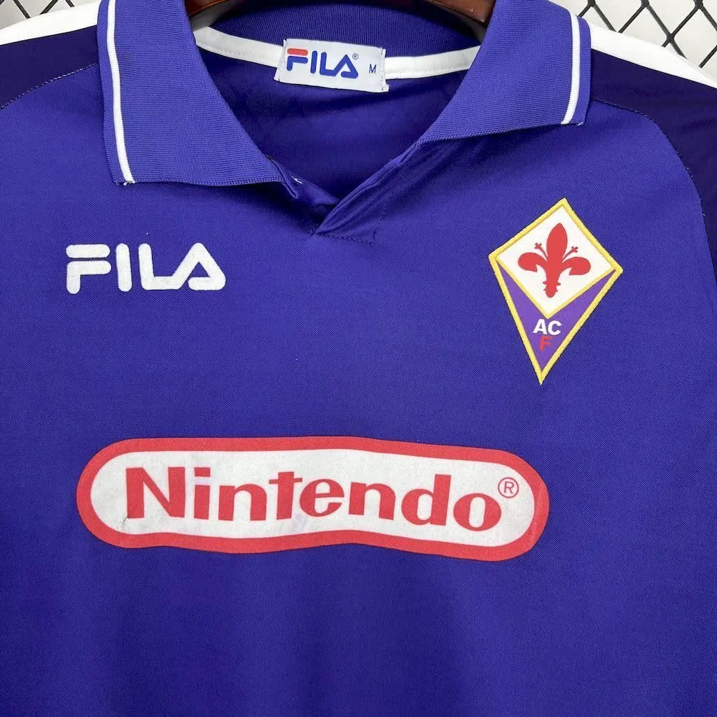 Fiorentina 1998/99 Home Long Sleeves Retro Jersey, foto 5
