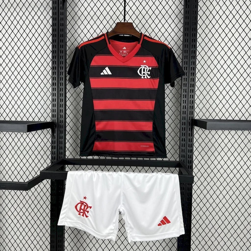 Flamengo 2025/26 Home Kids Kit, foto 1