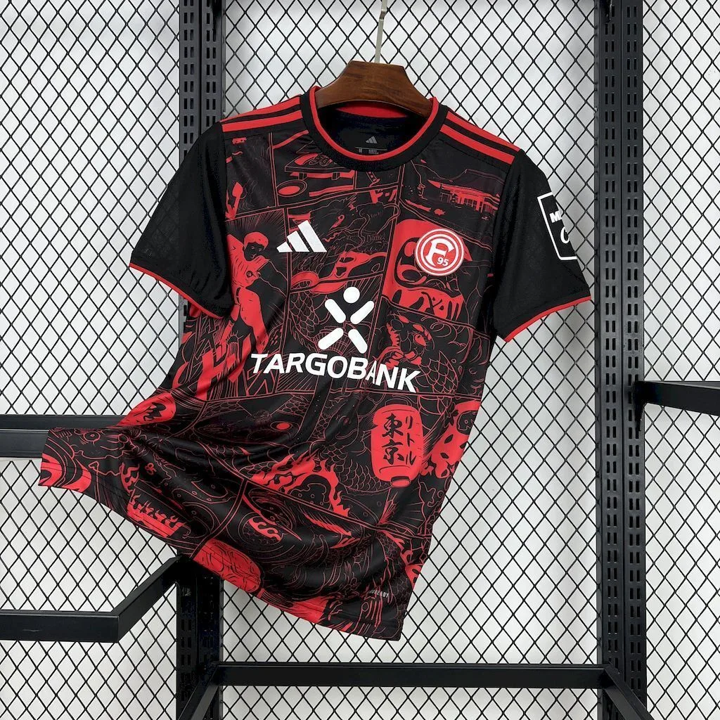 Fortuna Düsseldorf 2024/25 Special Edition Red Jersey, foto 1