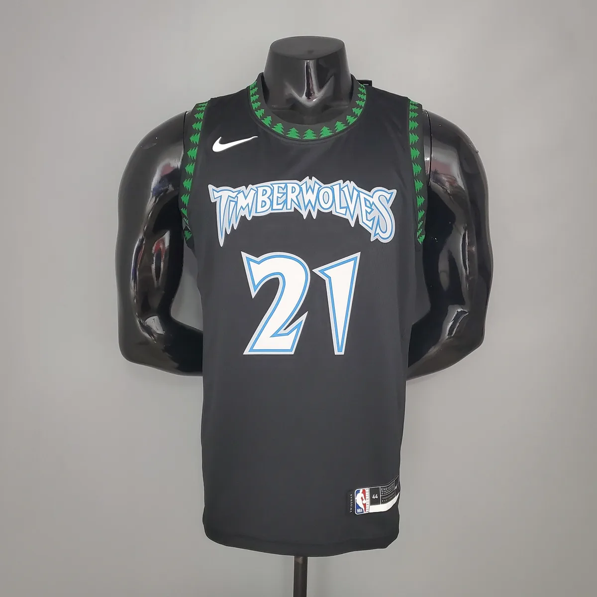 GARNETT#21 2018 Retro Timberwolves Black NBA Jersey S-XXL