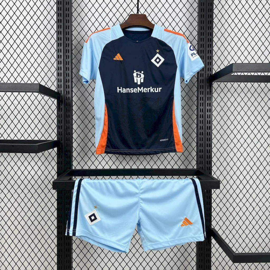 Hamburger SV 2024/25 Pre-Match Special Shirt Kids Kit, foto 1